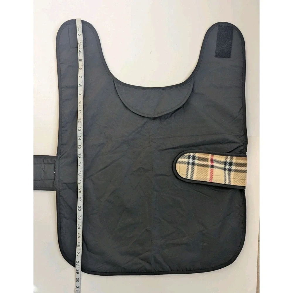Roxy & Oliver Dog Jacket Coat Sz 22 Waterproof Breathable Reversible Black Tan